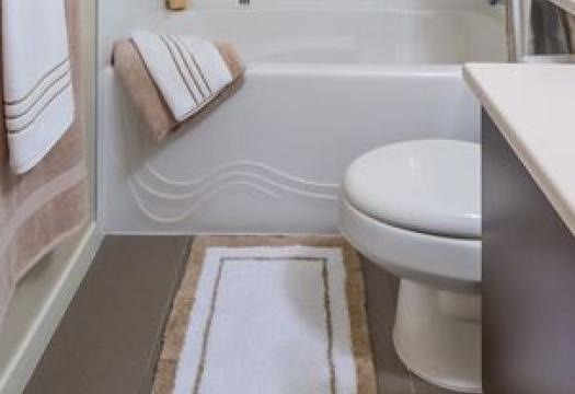 Clean bathroom