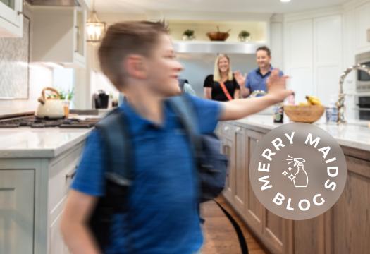 Boy in kitchen